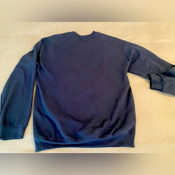 Justin Bieber black Justice tour medium unisex sweatshirt pull over pop icon EUC - Picture 2 of 6